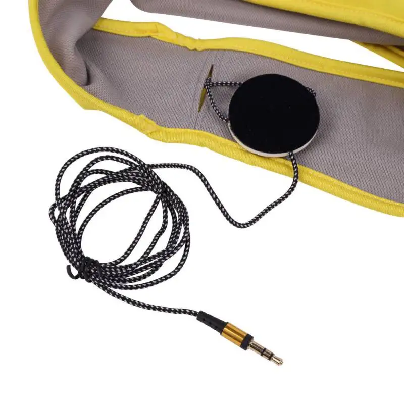 Проводные стереонаушники маска для сна повязка на голову мягкие наушники