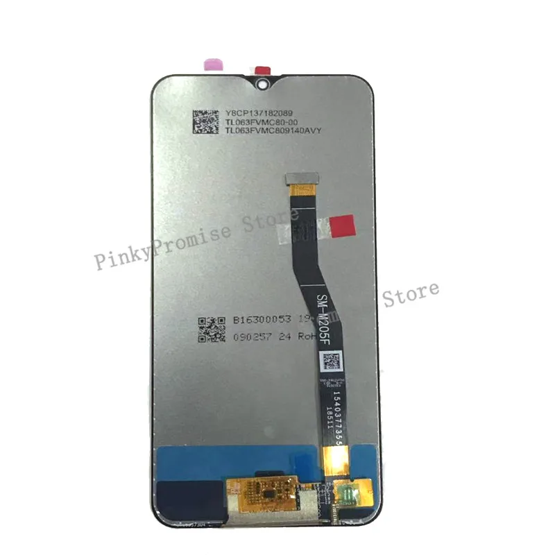 6,3 ''lcd для SAMSUNG Galaxy M20 SM-M205 M205F lcd дисплей кодирующий преобразователь сенсорного экрана в сборе запасные части