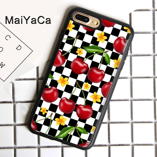 7004 MaiYaCa клетчатая шахматная доска пламя чехол для телефона для iphone 11 Pro MAX X XR XS MAX 6 6S 7 8 Plus 5 5S ТПУ задняя крышка Fundas - Цвет: 7004