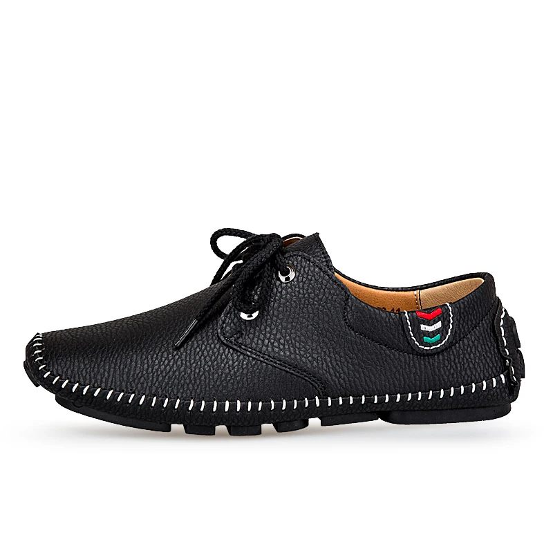 

2020 New Arrive Men Loafers Shoes Spring Casual Soft Leather Shoes for Mens Fashion Casual Breathable Comfortable Lace-up Shoes