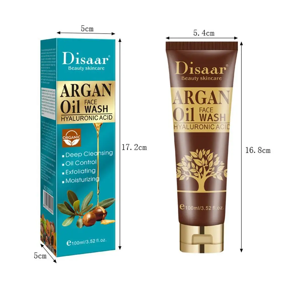 

Argan Cleanser Cleanser Amino Acid Foam Cleanser Deep Cleaning Oil-control Face Moisturizing Care Skin Beauty V5S7