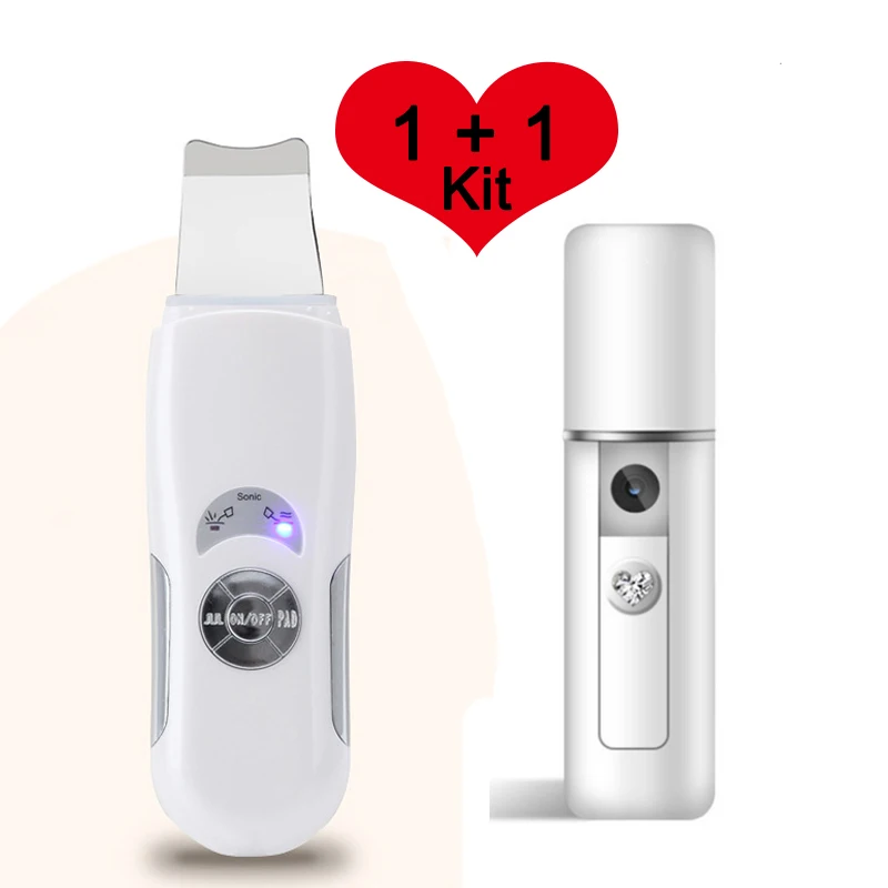 Ультразвуковой ионный скруббер для кожи глубокое очищение ОТШЕЛУШИВАЮЩИЙ