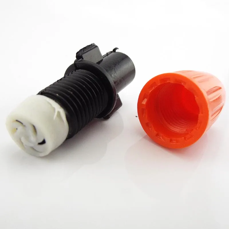 10 шт. 1/4 &quotсадовое орошение висящий туман разбрызгиватель сопло тройник 4/7 шланг