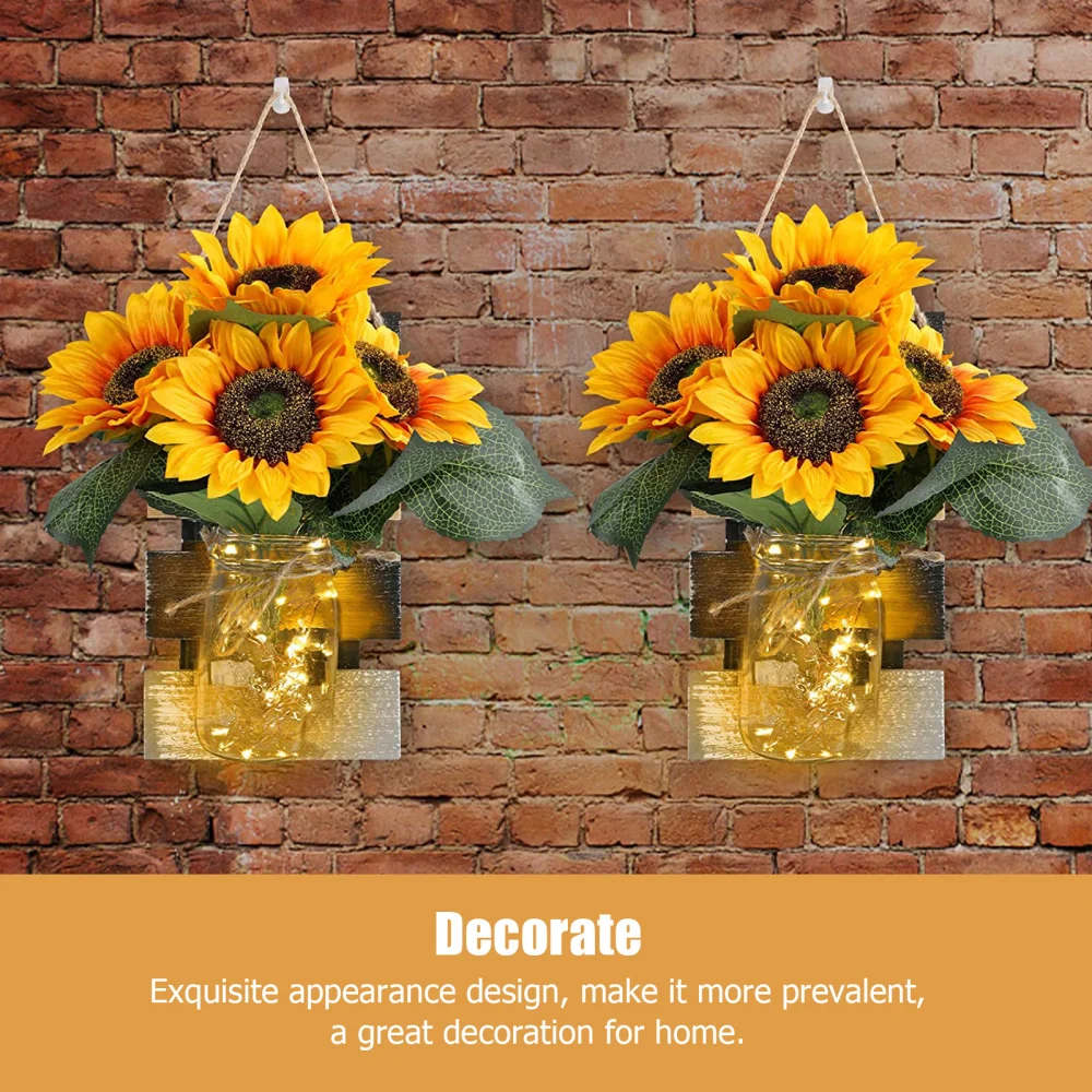 

2 Sets Pretty Hanging Light Decorative Wall Decorations