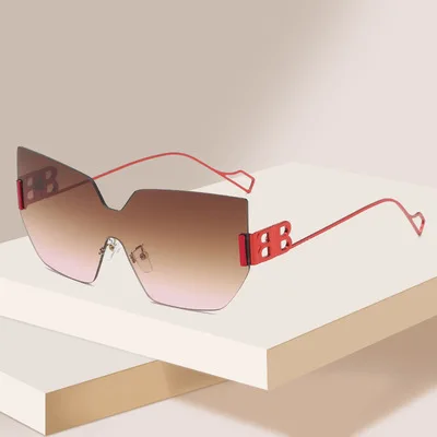 

New Fashion Sunglasses For Couple Trend Personality Sunglasses European And American Anchor Street Shooting 2021 Cool Style