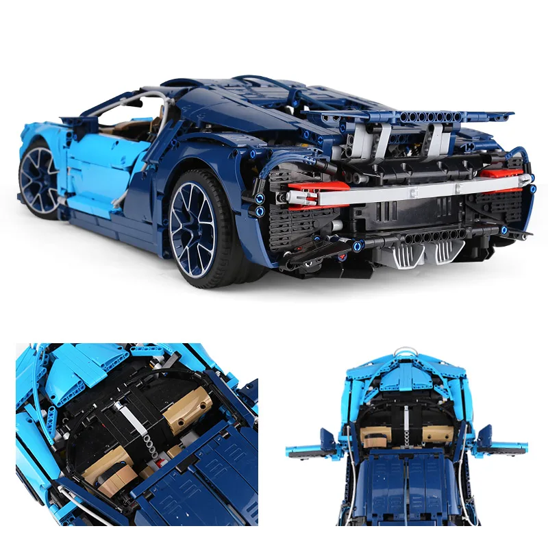 DHL 20086 Bugatti Chiron комплекты гоночных автомобилей, совместимые с 42083 конструкторами серии Technic, модели, кирпичные игрушки для детей
