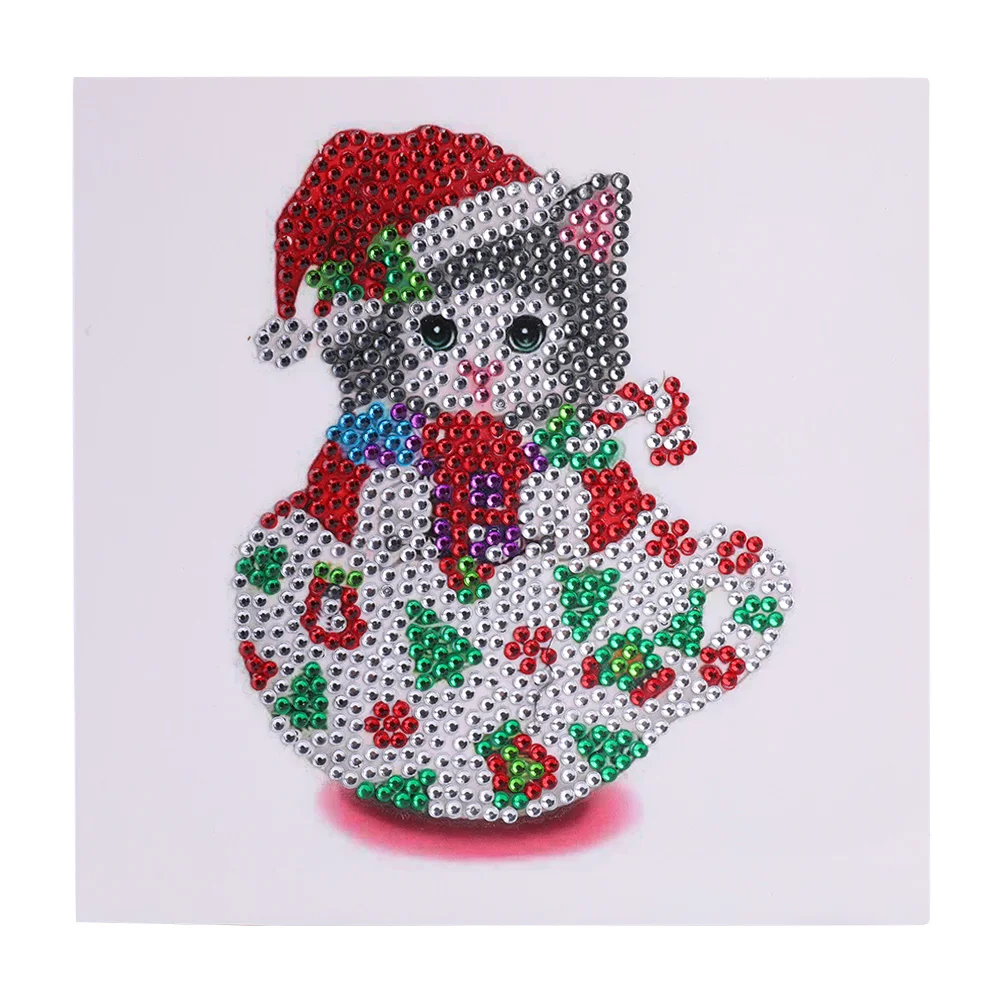 Алмазная открытка на день Святого Валентина поздравительные открытки сделай сам