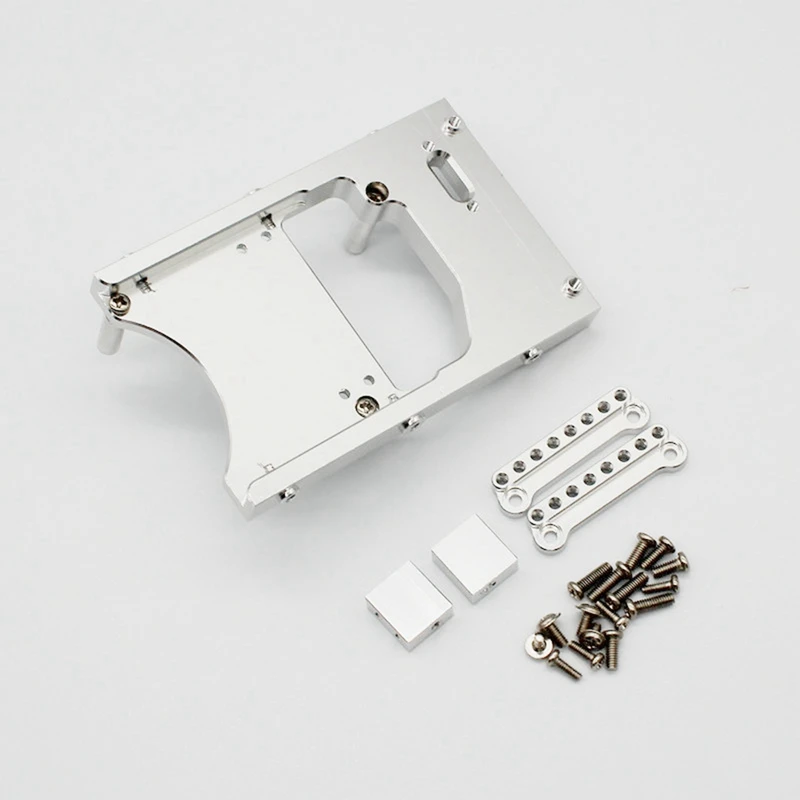 

1 Pcs Metal Rear Bumper & 1 Set Steering Servo Fixed Mount Bracket