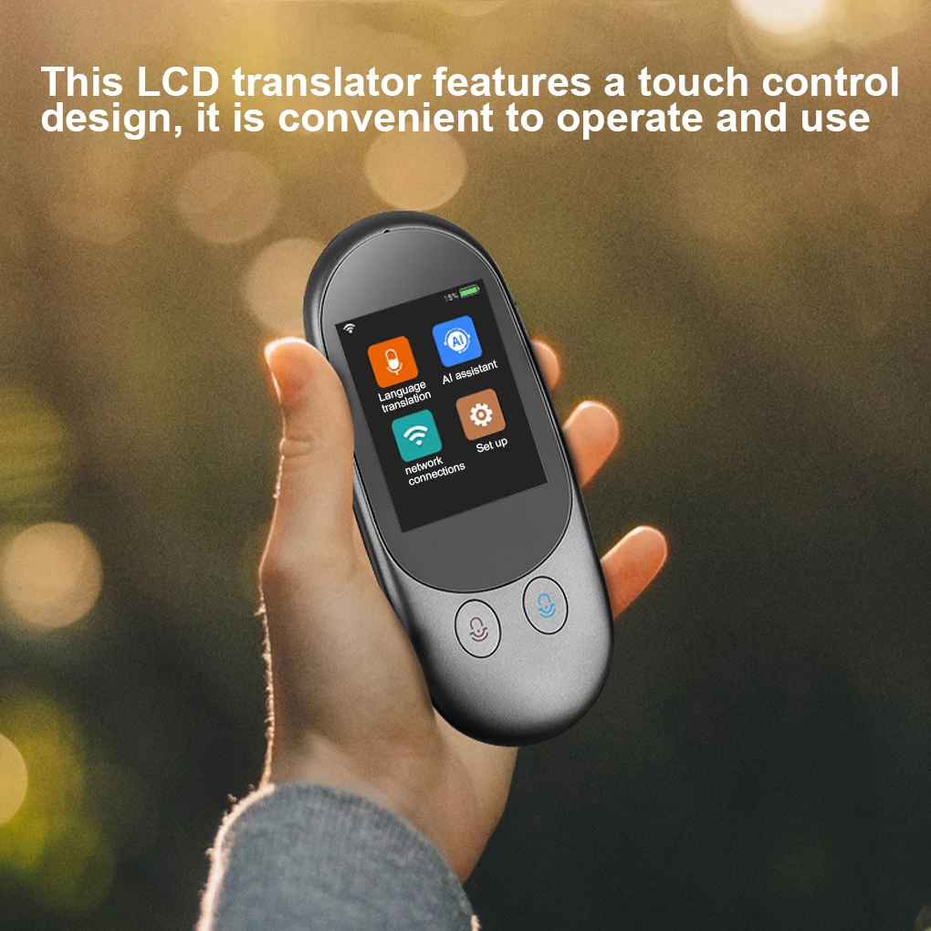 2.4inch Screen Translator Real-Time Smart Voice Photo Translator 138 Languages Translation Portable Offline Tradutor enlarge