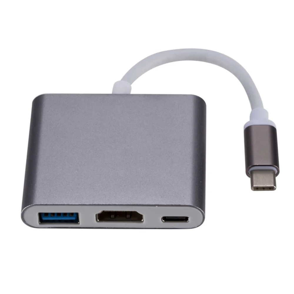 

Multifunctional Conversion Cable USB 3.1 Type-C to PD Data HDMI-Compatible Docking Station for Notebooks Mobile Phones Tablets