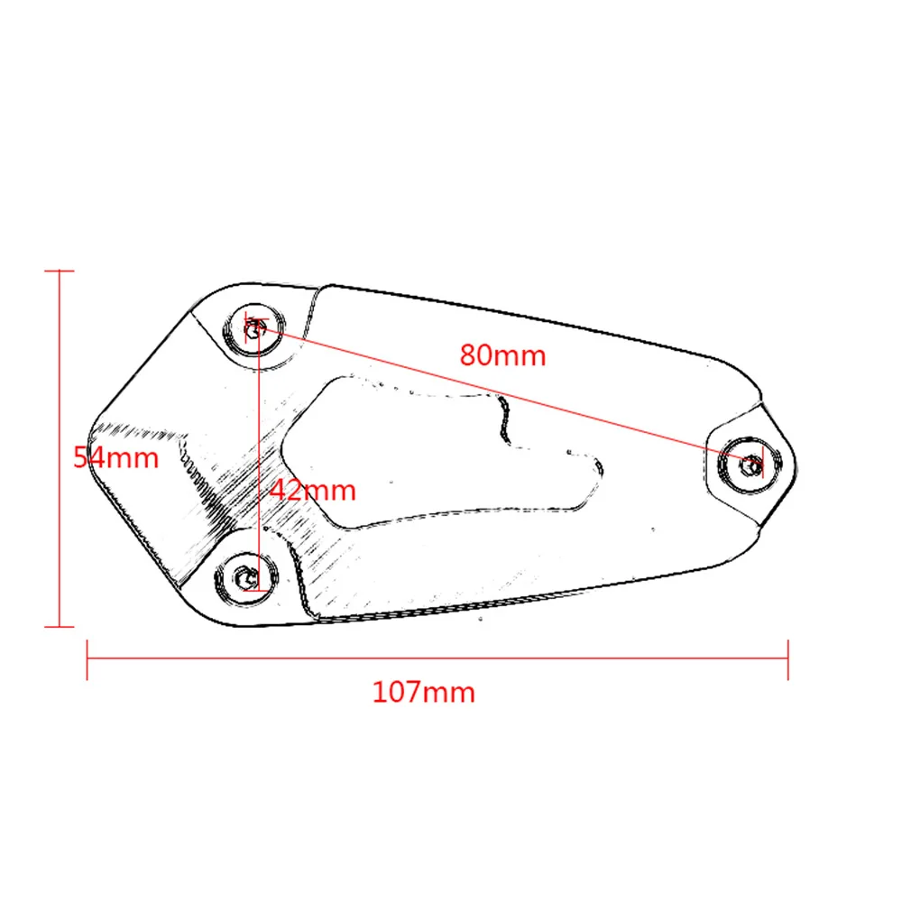 Z750 CNC алюминиевая мотоциклетная Передняя Тормозная жидкость сцепления бак