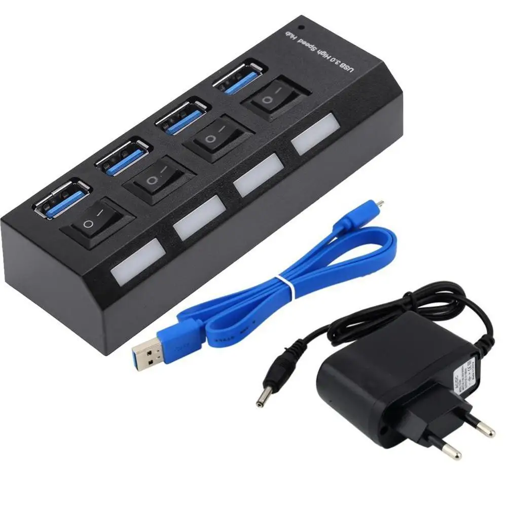 USB 3 0 концентратор usb хаб мульти сплиттер Hab 4/7 порт многоразового использования