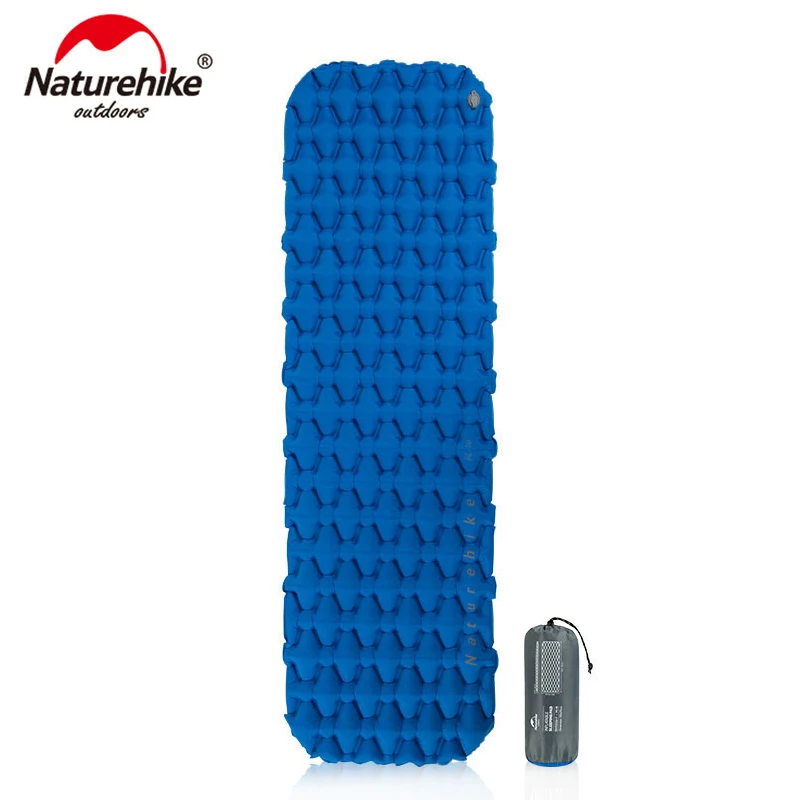 

Nylon TPU Sleeping Pad Naturehike Lightweight Moisture-proof Air Mattress Portable Inflatable Mattress Camping Mat NH19Z032-P
