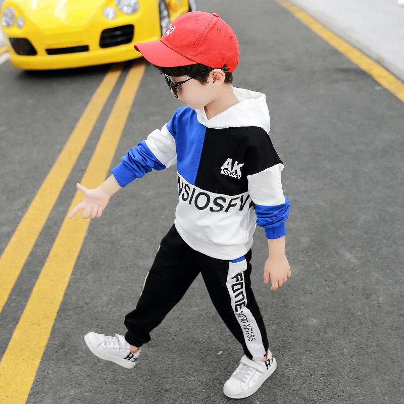 Одежда для мальчиков детский эксклюзивный комплект одежды толстовка с капюшоном