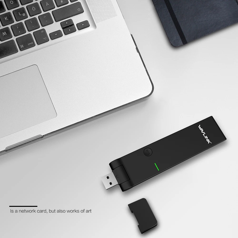 Wavlink USB2.0 AC600 USB wifi адаптер Wi-Fi адаптер Dual Band 2,4G/5G USB Беспроводной локальной сети картоприемник для ноутбук ПК настольный компьютер