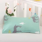 INS простая детская подушка для сна Подушка Чехол Наволочка хлопчатобумажная тканая ткань Прямая поставка Товары для новорожденных 40*25 см