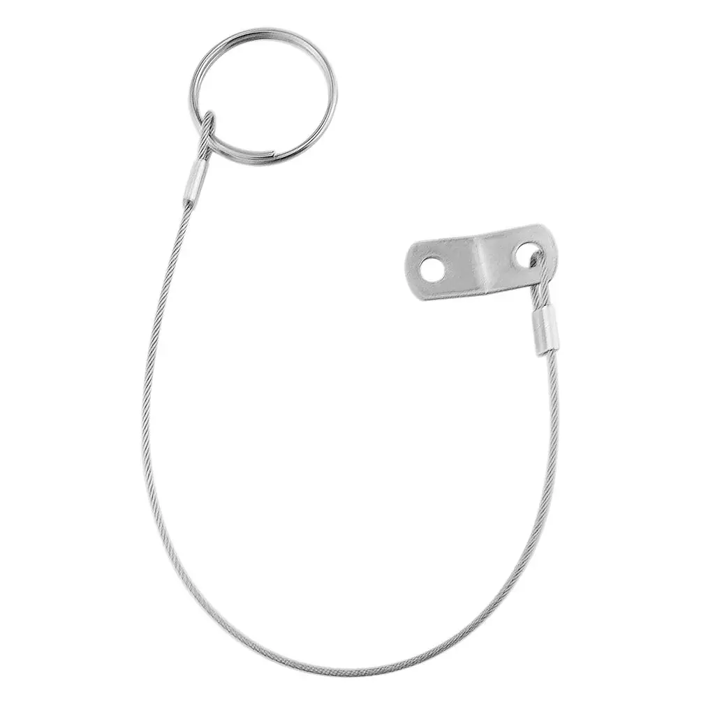 

MagiDeal Quick Release Pin Stainless Steel 150mm Lanyard Bimini Top For Boat