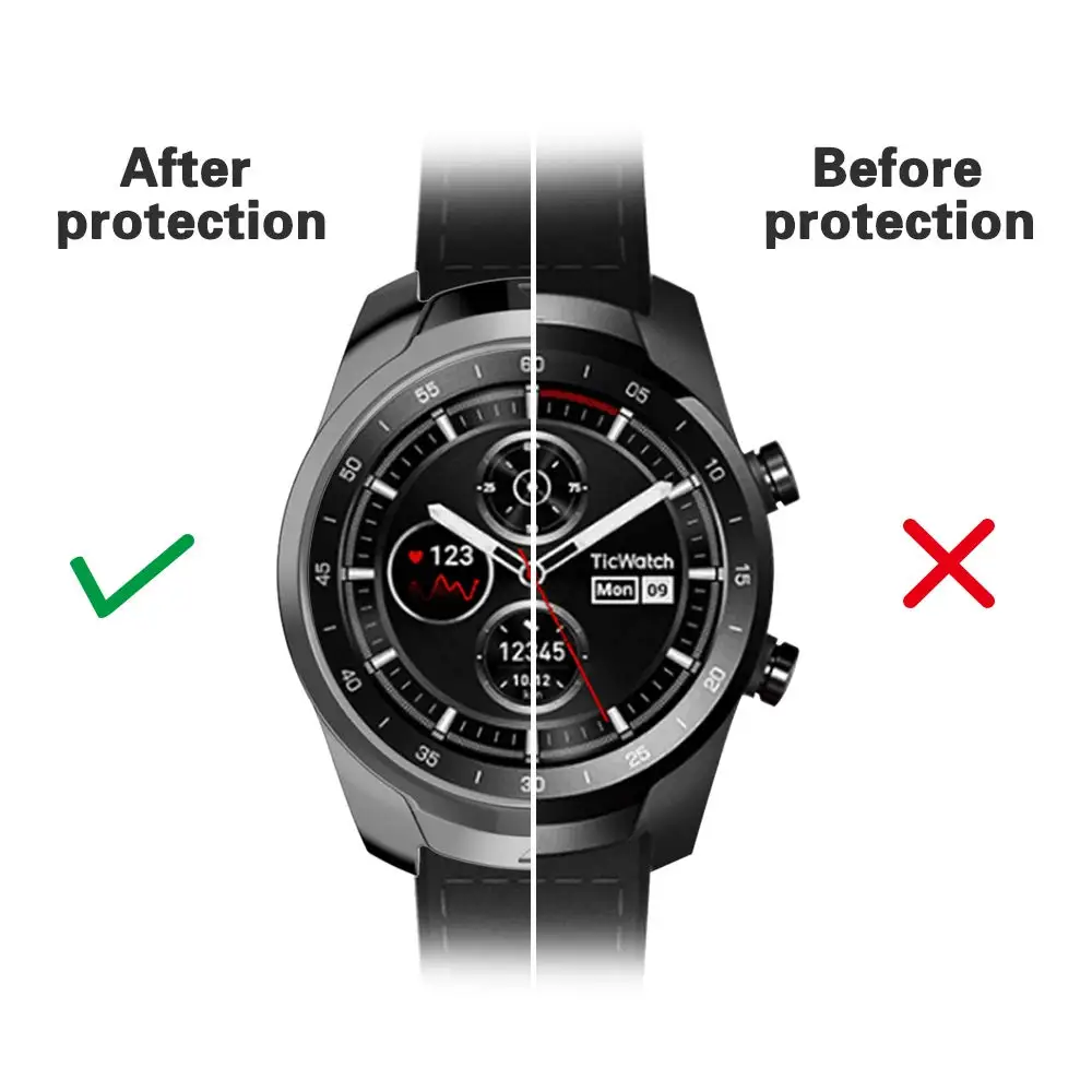 Мягкий защитный чехол из ТПУ для часов Ticwatch Pro Сменный Чехол смарт-часов кожи