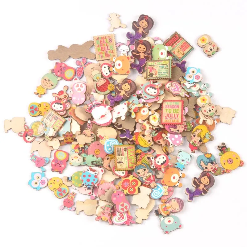 20 шт. деревянные украшения для дома 40 мм|Поделки из дерева| |