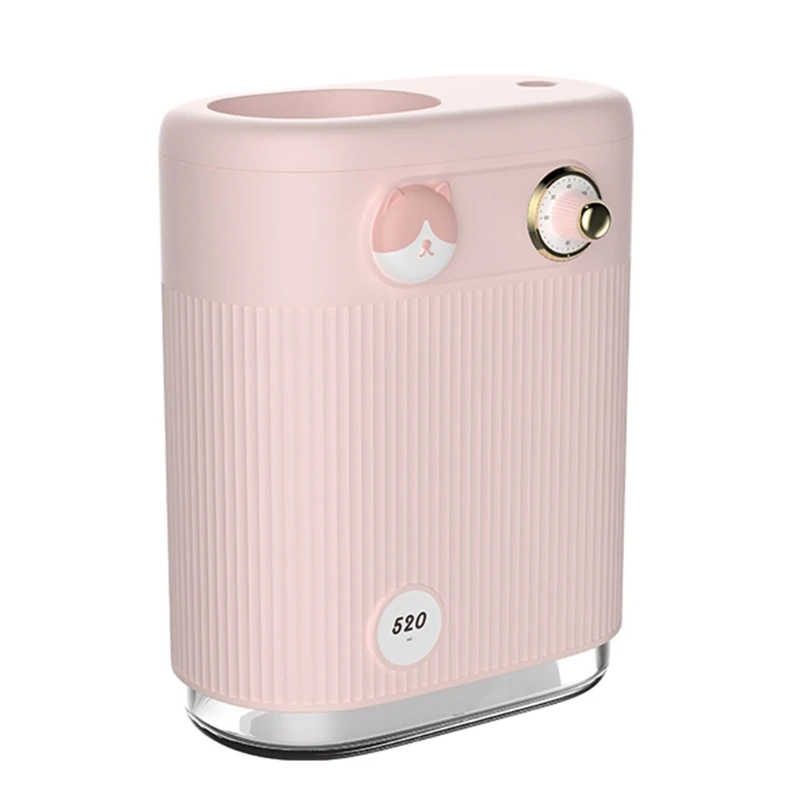 

Air Diffuser Mini Cool Mist Humidifier Cute Pet Humidifiers with Night Light,520ml USB Portable Air Diffuser