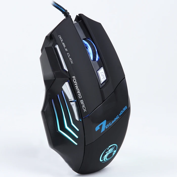 

high quality Durable Game mouse 3200DPI LED Optical 7D USB Wired Gaming Mouse For PC computer Laptop Game Adjustable mouse