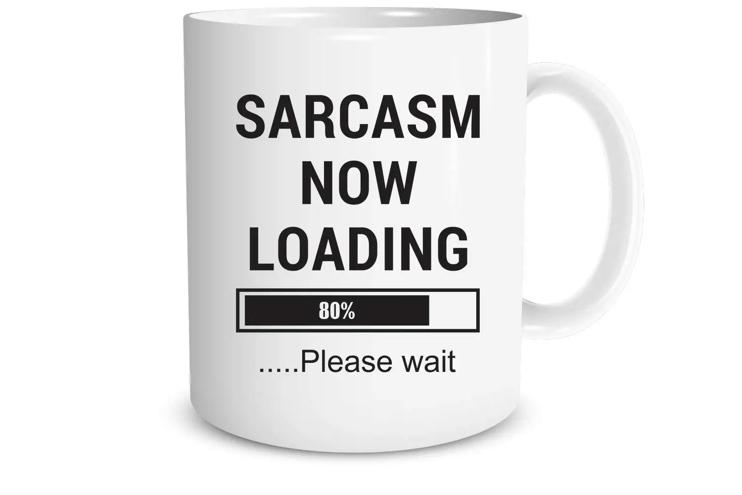 Sarcasm Now Loading Please Wait 11oz Funny Humor Gift Coffee Mug | Дом и сад