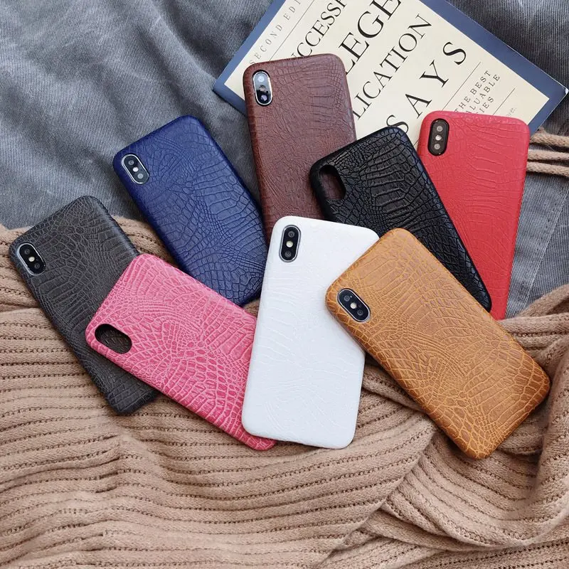 Crocodile Texture Phone Case Cover For Iphone XS Max XR X 5 5S SE 6 6S 7 8 Plus High Quality Luxury Back Shell |