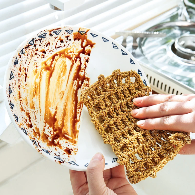 Кухонное полотенце из золотой проволоки Корейская кухня антипригарный блок для