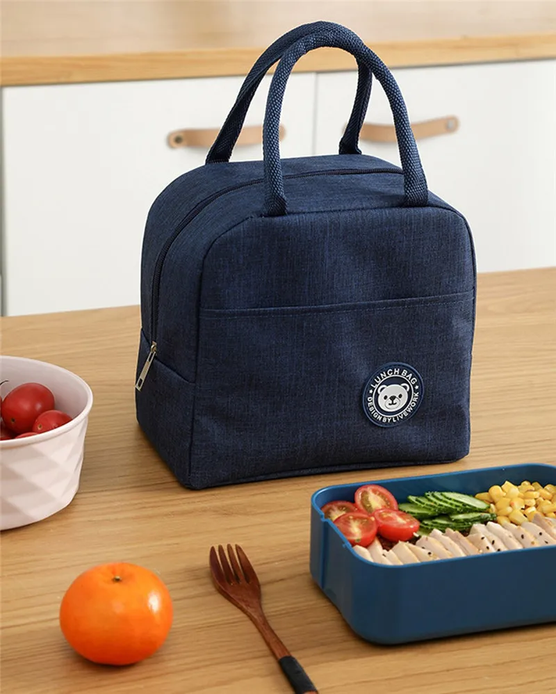 Lunch Bag Insulated Cold Solid Picnic Carry Case Thermal Portable Box Bento Pouch Container Food Storage Bags | Дом и сад
