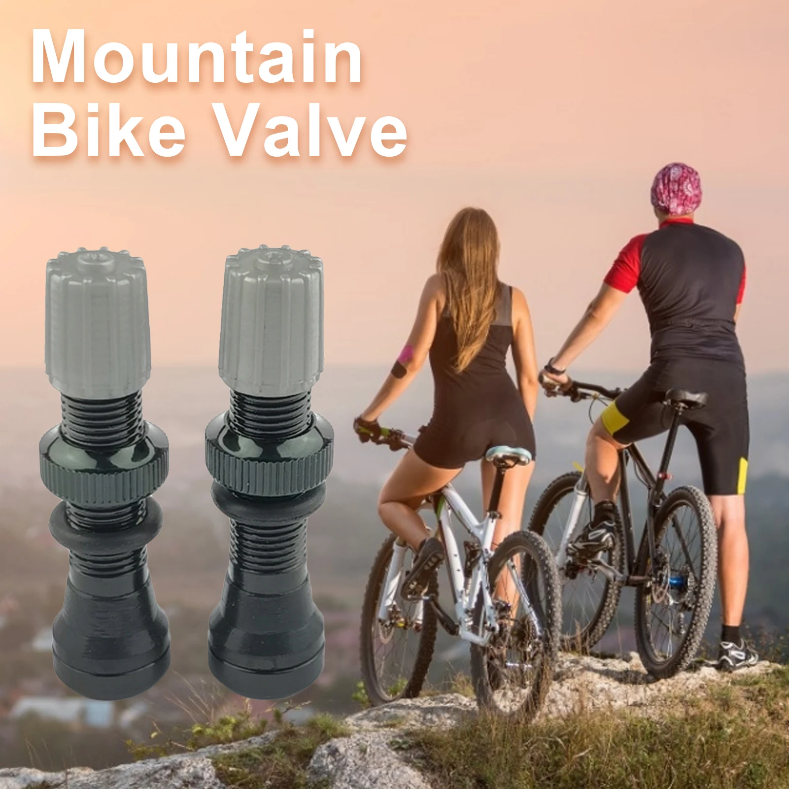 

Bicycle Valve 40mm MTB Mountain Bike Tubeless Tires Conversion Anodize Aluminum Alloy Sealant Bike Accessories