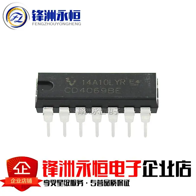 CD4069UBE DIP14 CD4069U DIP CD4069 DIP-14 CD4069BE новая и оригинальная ИС 10 шт. | Электронные компоненты