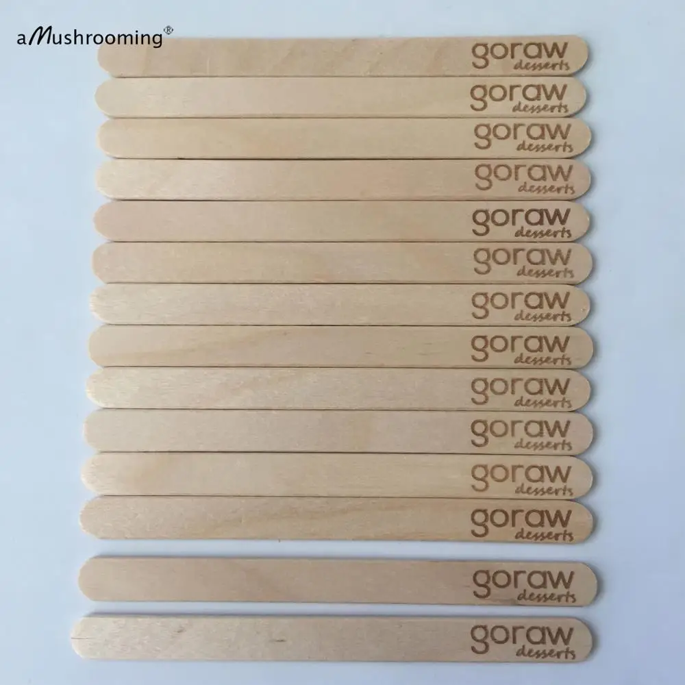 100 ремесло палочек для фруктового мороженного деревянные палочки весло поп Cakesicle