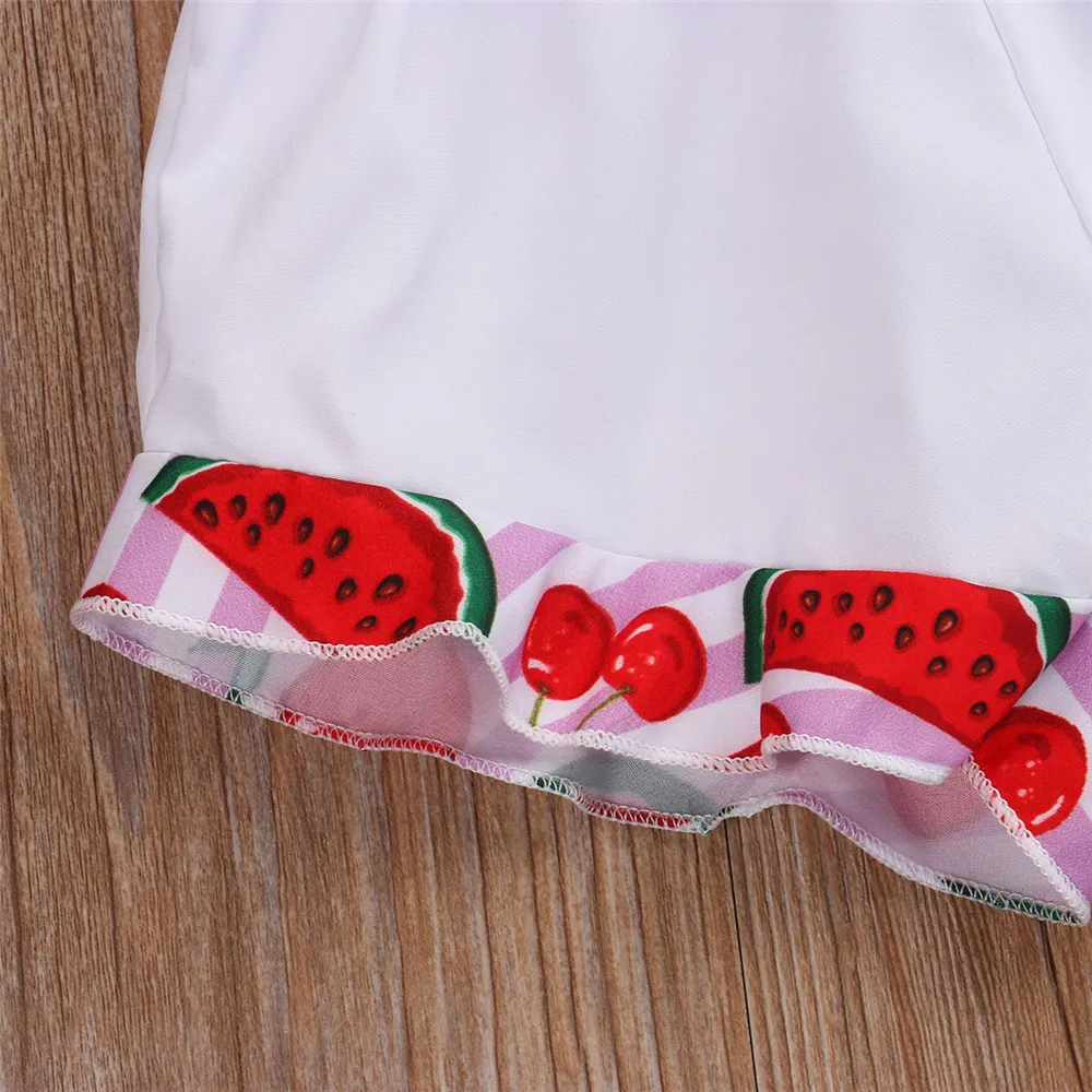 Комплект из 2 предметов для маленьких девочек повседневный топ без рукавов с