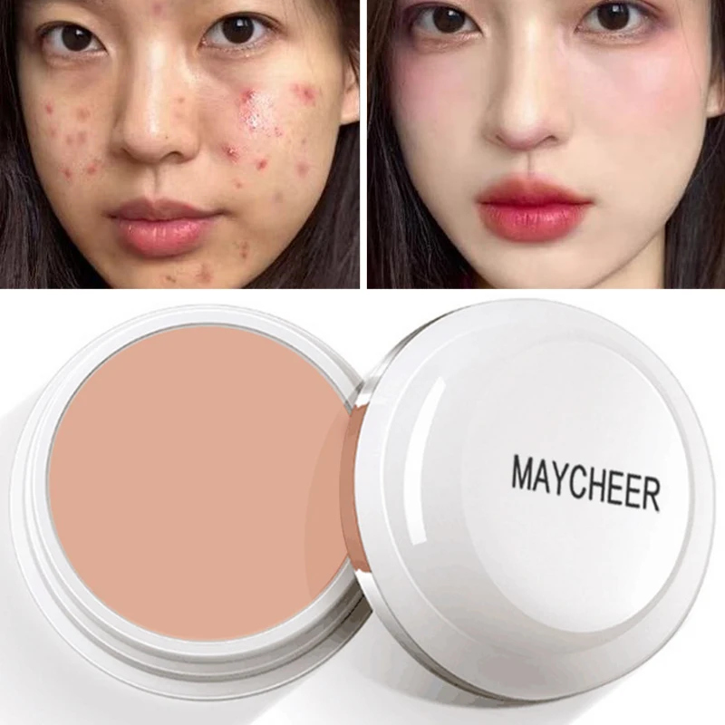 

Concealer Waterproof Sweatproof Long-Lasting Whitening Oil Control Cover Pores Acne Dark Circles Brighten Beauty Makeup 1Pcs