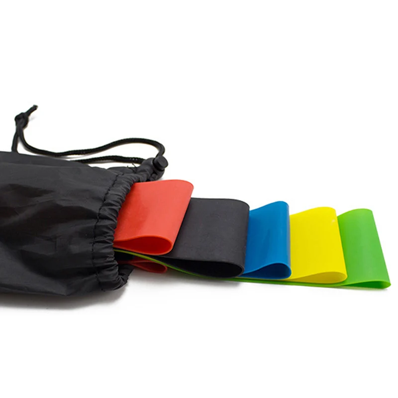 Набор эластичных резинок для спортзала йоги спорта фитнеса круг упражнений THJ99 |