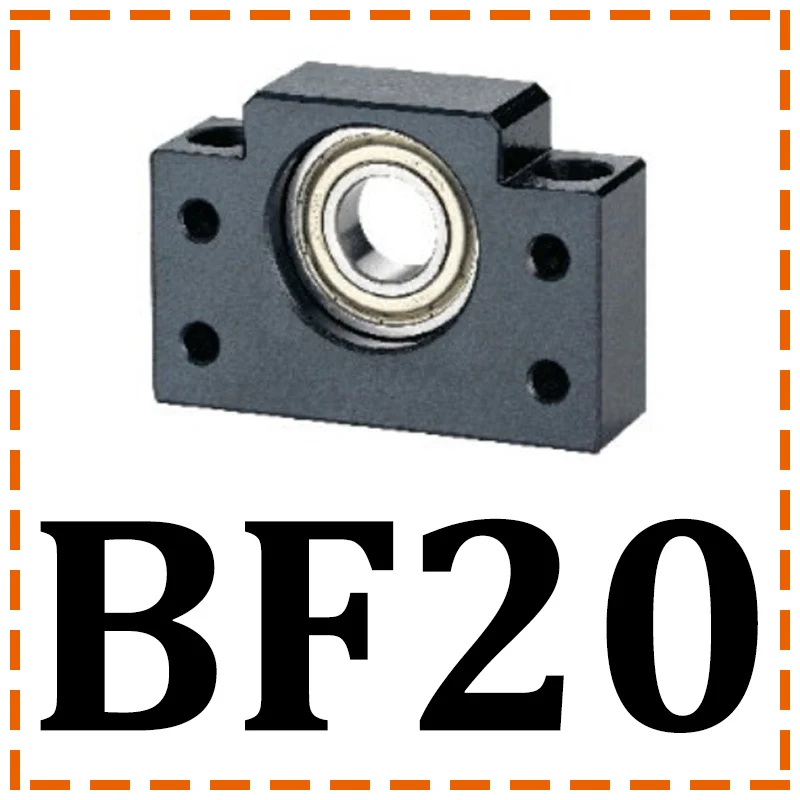 BF20 Блок поддержки TBI Профессиональный BF10 BF12 BF15 BF17 BF20 поддержка ed-side C3 C7 для шарикового винта TBI sfu 1204 Премиум bk12 части ЧПУ - Цвет: BF20