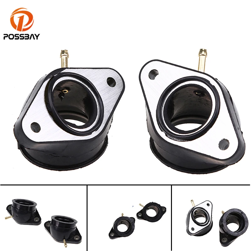 Впускная труба POSSBAY для мотоциклетного карбюратора переходник изолятора Yamaha XV400