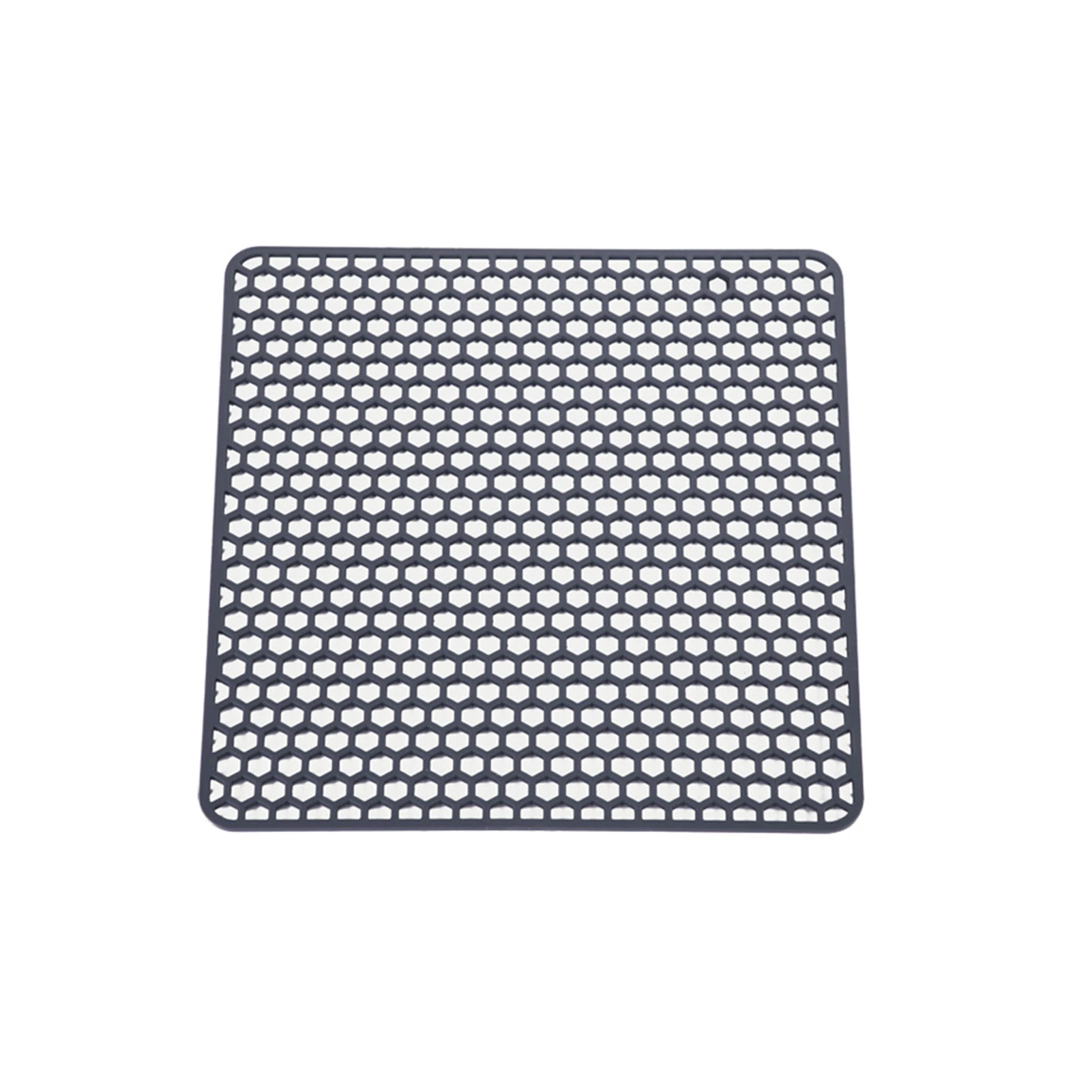 

Dish Drying Insulated Home Honeycomb Design Solid Placemat Tableware Soft Silicone Sink Mat Rollable Heat Resistant Non Slip
