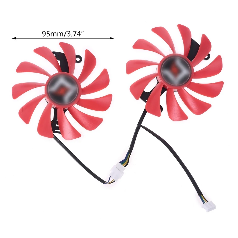 

1 Pair 95mm FDC10H12S9-C GPU Cooler Cooling Fan for GTX 1080 GTX1070 Graphics 27RA