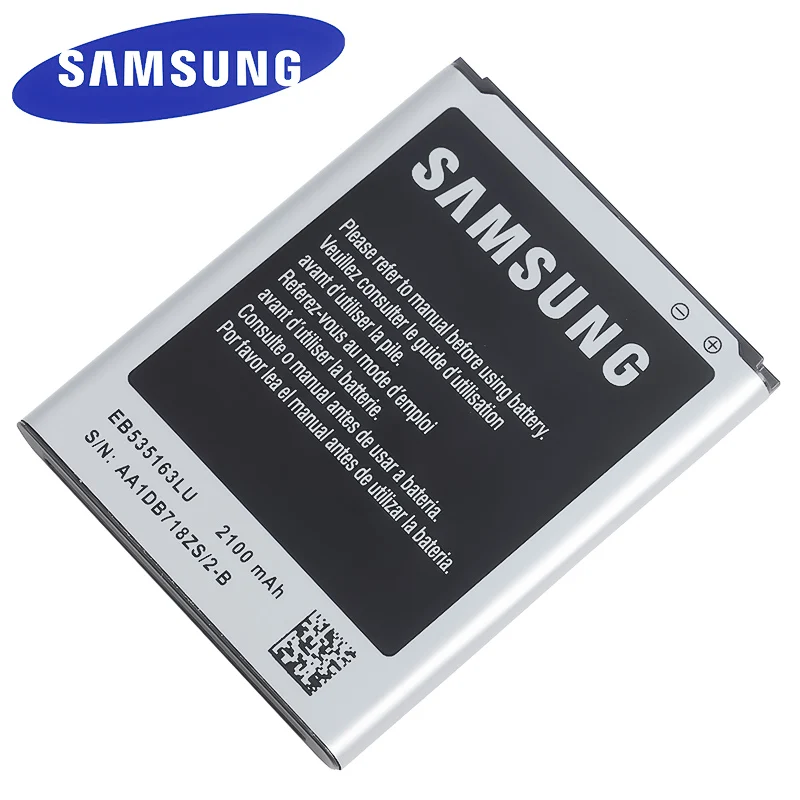 Оригинальный сменный аккумулятор SAMSUNG EB535163LU для Samsung I9082 Galaxy Grand DUOS I9080 I879 I9118 Neo + i9168