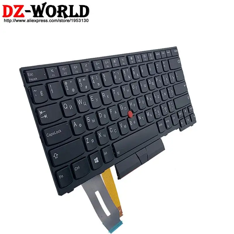 Новая Оригинальная русская клавиатура с подсветкой для Thinkpad E480 E490 T480S L480 T490 T495 L380
