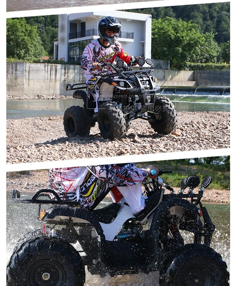 125cc двигатель, газ, мотоцикл, Внедорожный гоночный велосипед, вездеход для взрослых и детей, мотоцикл, песок, пляж, квадроцикл
