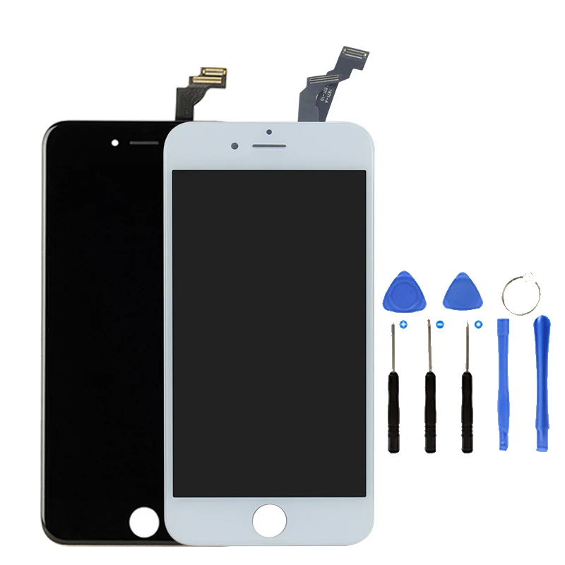 Дисплей для iPhone 6 7 8 6S Plus Замена сенсорного экрана 5 5C 5S SE без битых пикселей +