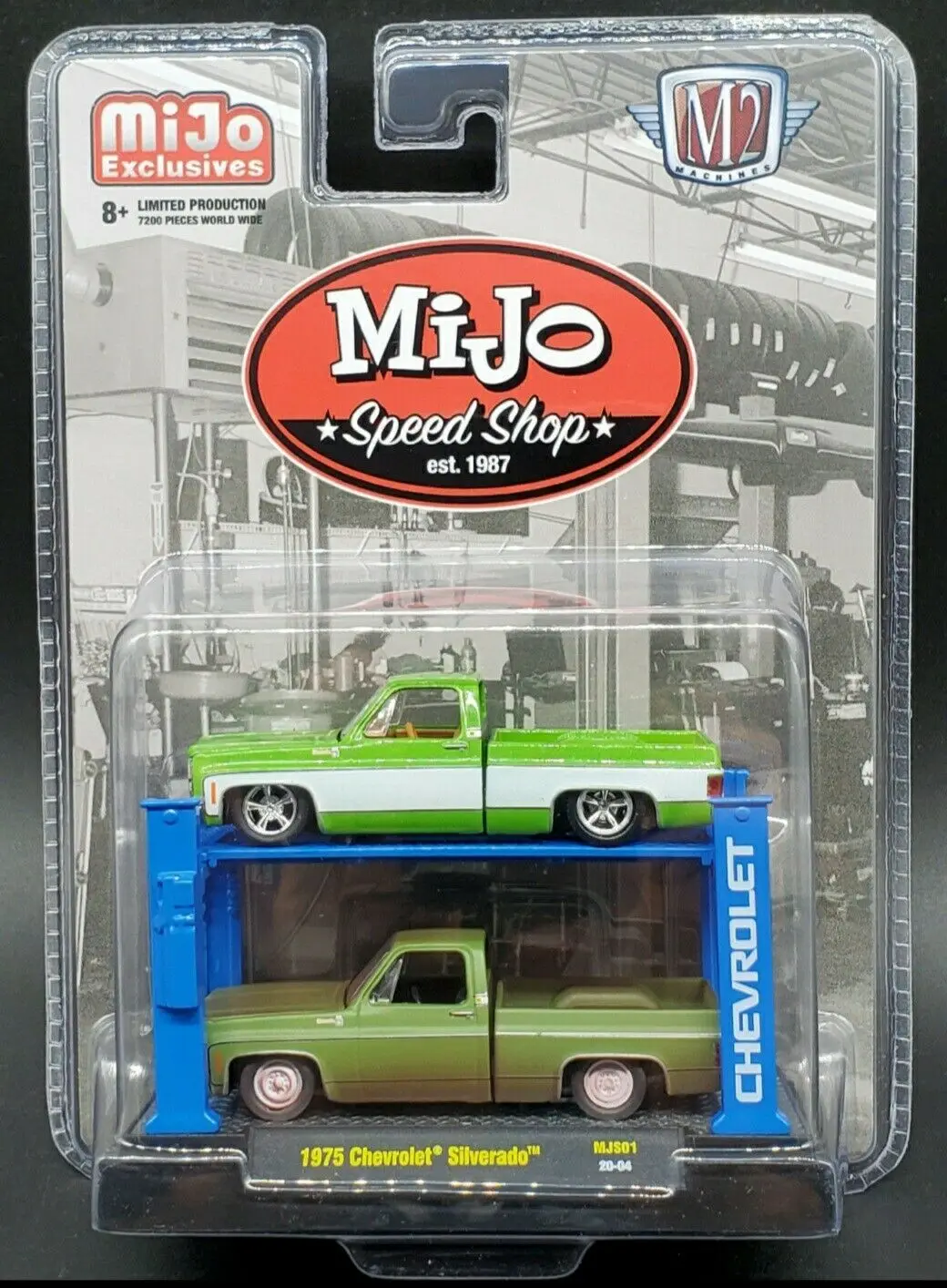 

M2 машины 1:64 1975 Шевроле Silverado коллекция металлических литой модели автомобилей игрушки