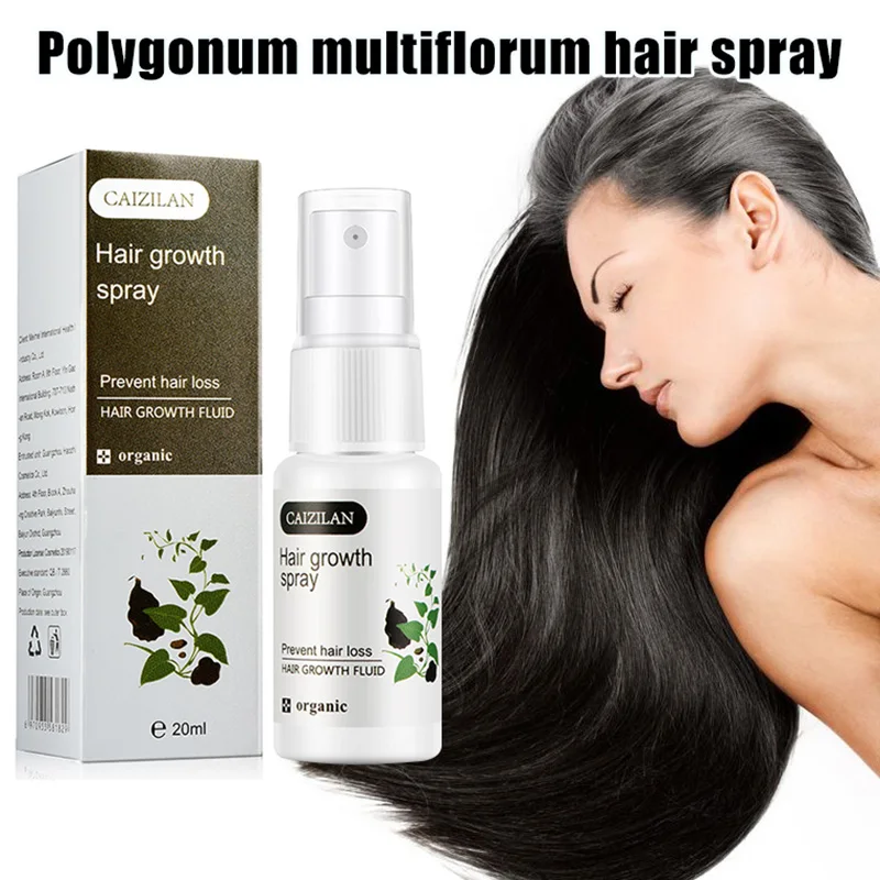 

Hair Growth Spray Polygonum Multiflorum Essence Hair Growing Spray Fast Grow Hair for Women Men 20ml B88