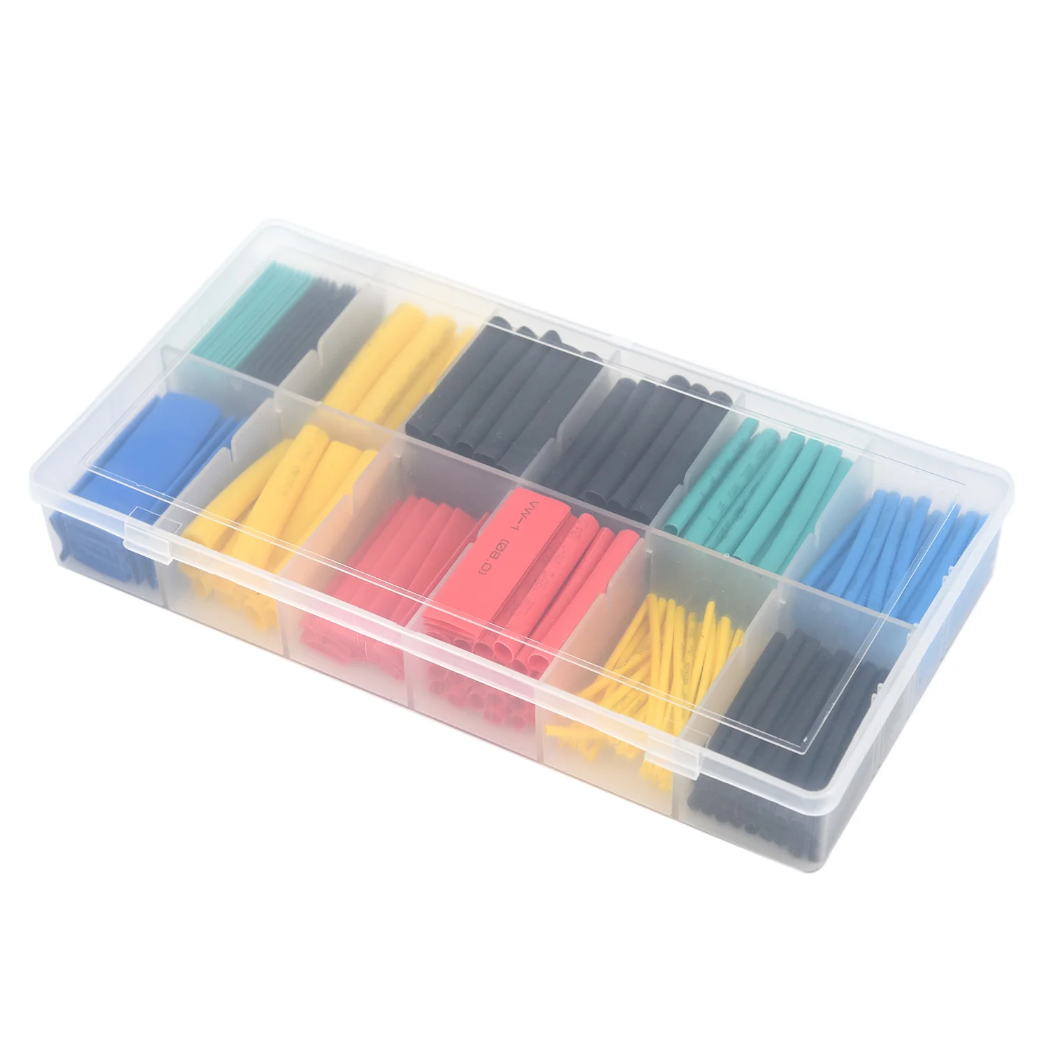 

280Pc Assortment Heat Shrink Sleeve Electrical Cable Tube Tubing Wrap Wire Kits