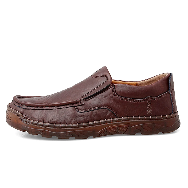 

Летние новые кожаные деловые повседневные туфли кожаные туфли мужские тонкие дышащие полуботинки для ленивых ног модные туфли