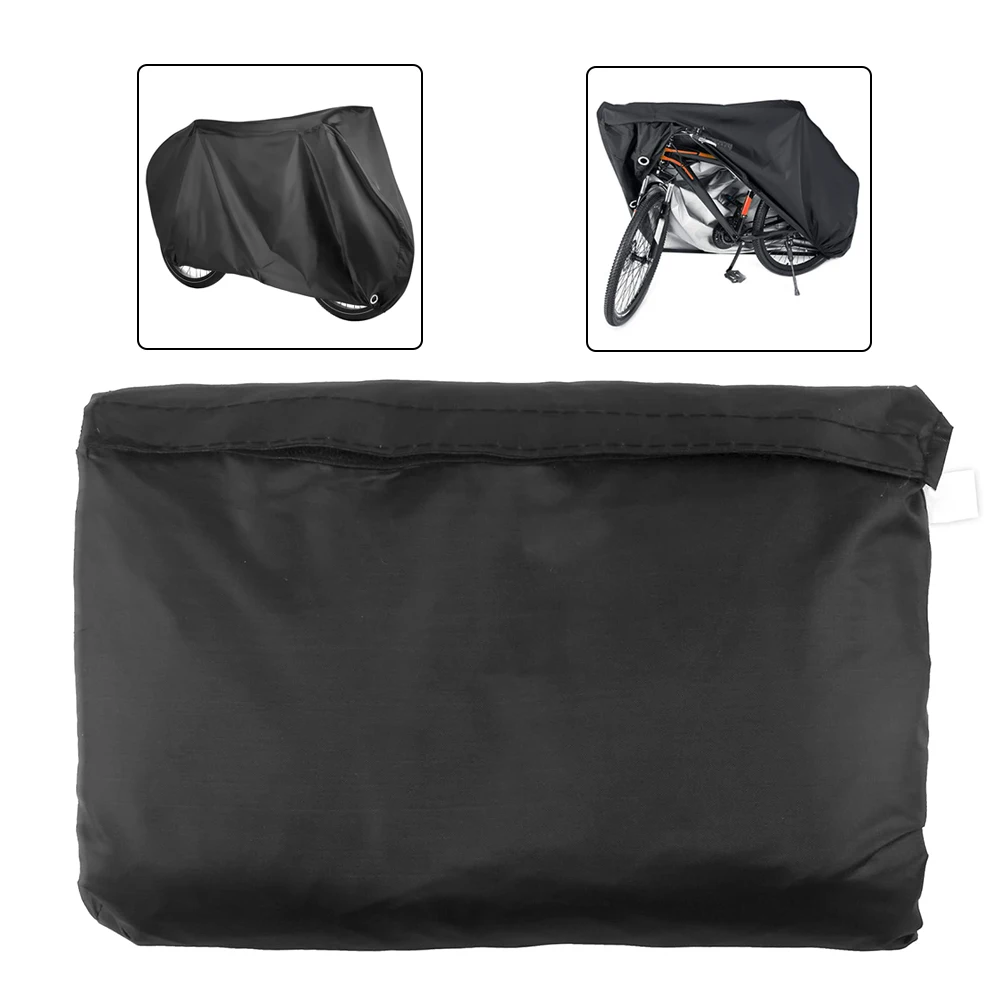 

Bike Cover Waterproof UV Protection 190T Polyester Cloth Anti Dust Cover With Lock Hole For Scooter Bike Rain Dustproof Cover
