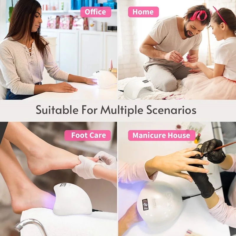 УФ лампа для сушки гель лака SUN5 48 Вт 24 светодиода|Сушилки ногтей| |