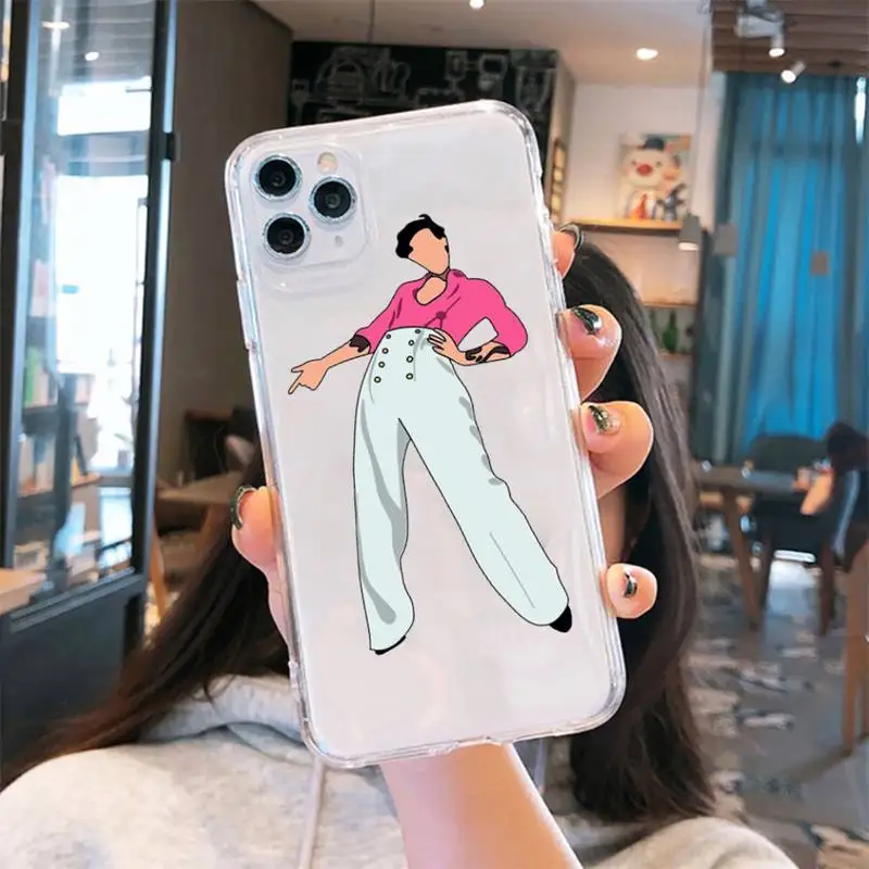 

Harry Styles love on Tour 2020 Phone Case Transparent for iPhone 6 7 8 11 12 s mini pro X XS XR MAX Plus se cover funda shell